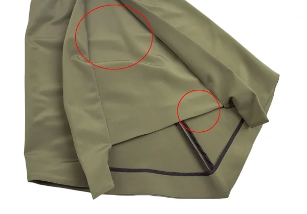 ロキトLOKITHO コード刺繍ストラップジャンパースカート オリーブ2 K-104421_008