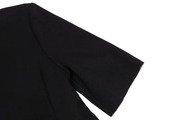 アドーアADORE ボンディングフレアシルエットトップス 黒38 K-104426_004