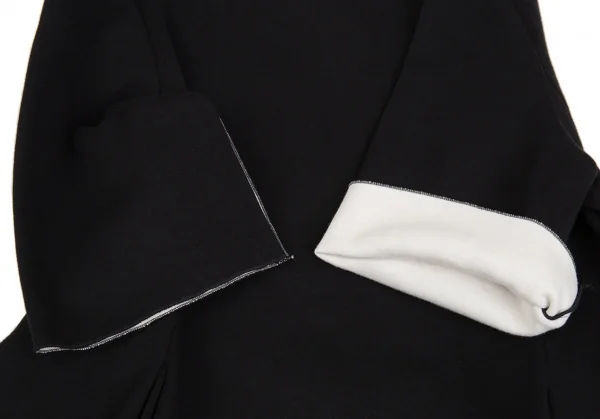 アドーアADORE ボンディングフレアシルエットトップス 黒38 K-104426_005