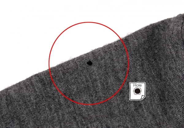 ローブドシャンブル コムデギャルソンrobe de chambre COMME des GARCONS フラワーエンブロイダリーレースラウンドカラーカーディガン 杢グレー黒S位 K-104438_006