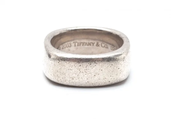 ティファニーTIFFANY&CO スクエアリング シルバー12号 K-104449_002