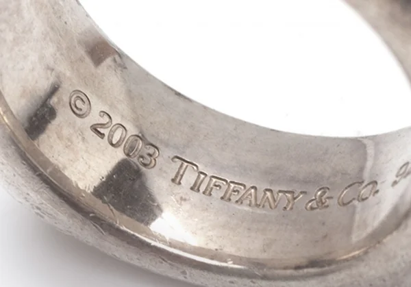 ティファニーTIFFANY&CO スクエアリング シルバー12号 K-104449_006