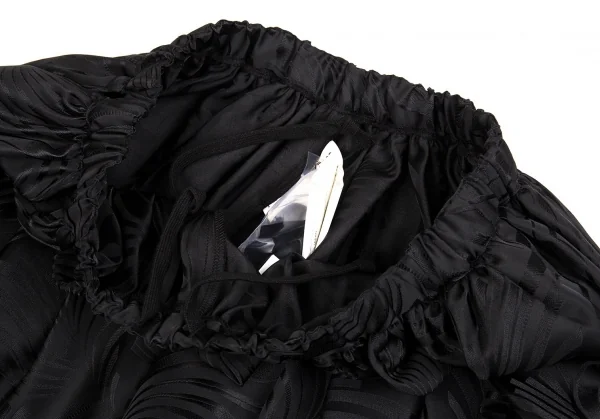 新品!コムデギャルソンCOMME des GARCONS ファー切替ポリジャガードペンギンパンツ 黒S K-104460_004