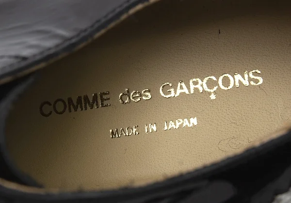 コムデギャルソンCOMME des GARCONS ツートンウイングチップシューズ 白黒24.5 K-104575_011