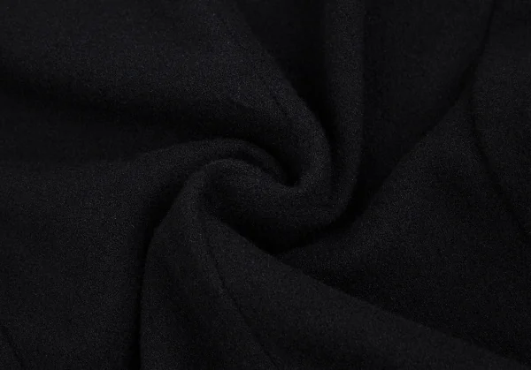 ズッカzucca ウールフロントフリルスナップボタンノーカラージャケット 黒M K-104578_012