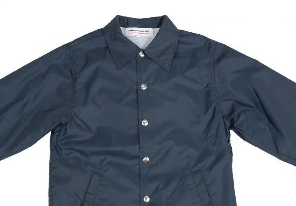 コムデギャルソンガールCOMME des GARCONS GIRL バックロゴプリントコーチジャケット 紺S K-104587_006