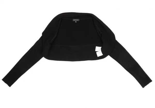 EPOCA Rib Switching Button-less Bolero Cardigan K-104591_010