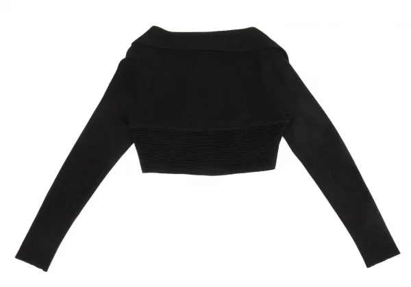 EPOCA Rib Switching Button-less Bolero Cardigan K-104591_011