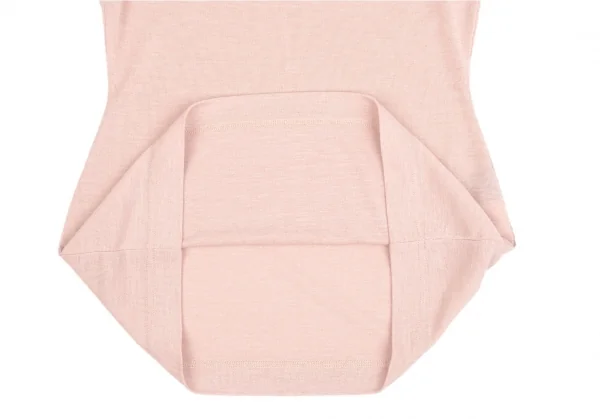 キャサリンハムネットロンドンKATHARINE HAMNETT LONDON レーヨンポリダーツ切替Vネックニットタンクトップ ピンクM K-104597_006