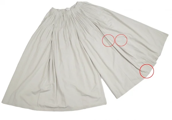 プリーツプリーズPLEATS PLEASE 消しプリーツタック袴パンツ グレー2 K-104615_010