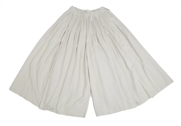 プリーツプリーズPLEATS PLEASE 消しプリーツタック袴パンツ グレー2 K-104615_002