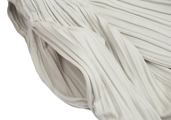 プリーツプリーズPLEATS PLEASE 消しプリーツタック袴パンツ グレー2 K-104615_007
