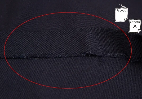 コムデギャルソンCOMME des GARCONSウール台形ロングスカート 紺M K-104628_006