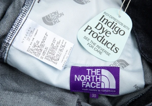 ザノースフェイスパープルレーベルTHE NORTH FACE PURPLE LABEL コットンポリストレートデニムパンツ インディゴ30 K-104639_014