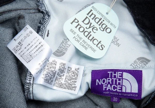 ザノースフェイスパープルレーベルTHE NORTH FACE PURPLE LABEL コットンポリストレートデニムパンツ インディゴ30 K-104639_015