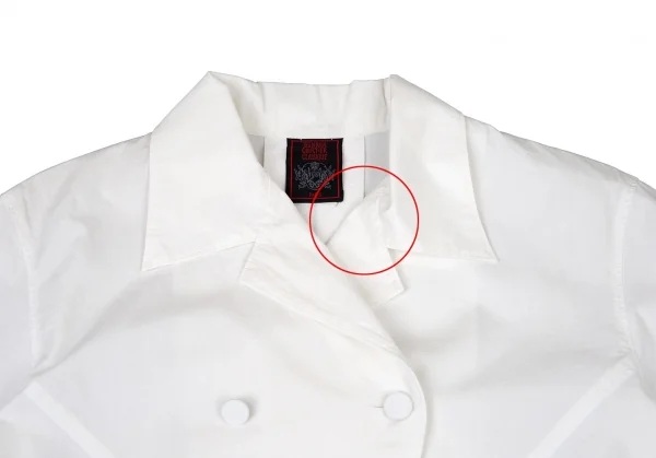 ジャンポールゴルチエ クラシックJean Paul GAULTIER CLASSIQUE コットン切替シャツジャケット 白40 K-104650_003