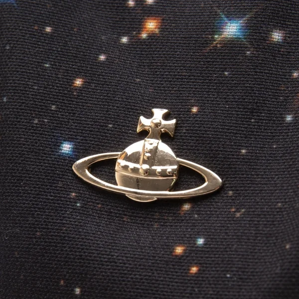 ヴィヴィアンウエストウッドVivienne Westwood ギャラクシープリントトートバッグ 黒マルチ K-104684_003