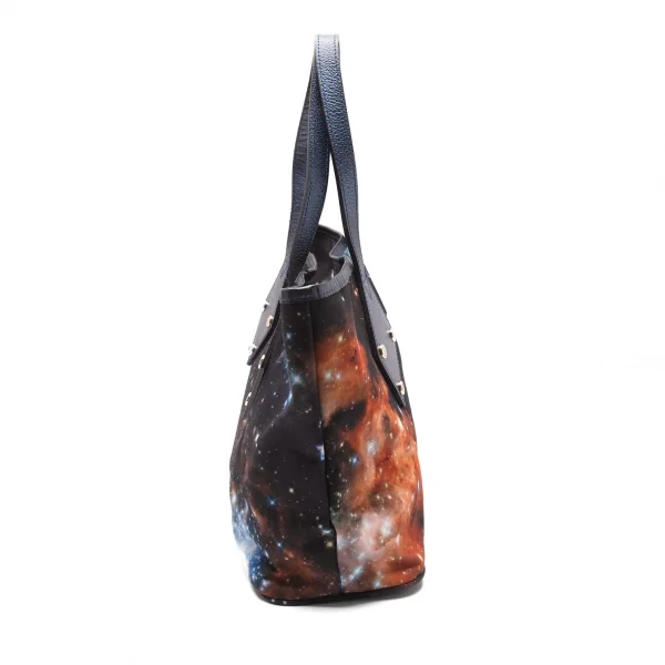 ヴィヴィアンウエストウッドVivienne Westwood ギャラクシープリントトートバッグ 黒マルチ K-104684_007