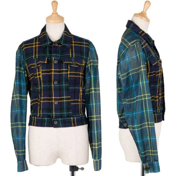 コムコム コムデギャルソンCOMME des GARCONS メッシュ切替