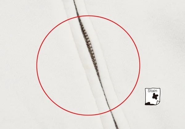 マドモアゼルノンノンMademoiselle NON NON コットンロゴワッペンジップアップパーカー 白38M K-104704_011