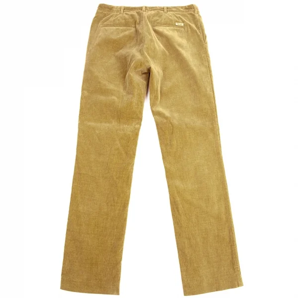 マドモアゼルノンノンMademoiselle NON NON コットンカシミヤストレッチテーパードコーデュロイパンツ ベージュ40L K-104706_008