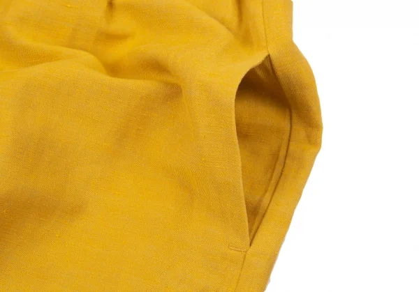 マックスマーラ ウィークエンドMAX MARA WEEKEND ウエストギャザー切替ノースリーブワンピース 黄M位 K-104741_009