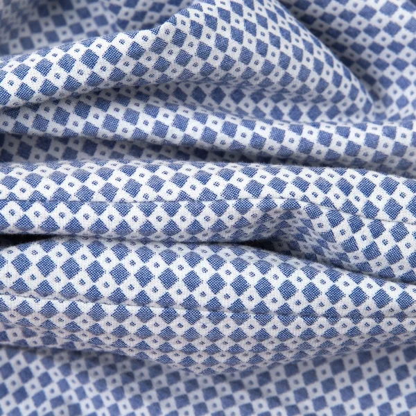 マックスマーラ ウィークエンドMAX MARA WEEKEND ダイヤチェックストレッチテーパードパンツ 白青40 K-104742_014