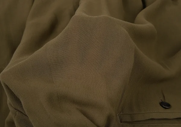 新品!ヨウジヤマモト プールオムYohji Yamamoto POUR HOMME ブーツジッパーデザインパンツ カーキ3 K-104752_015