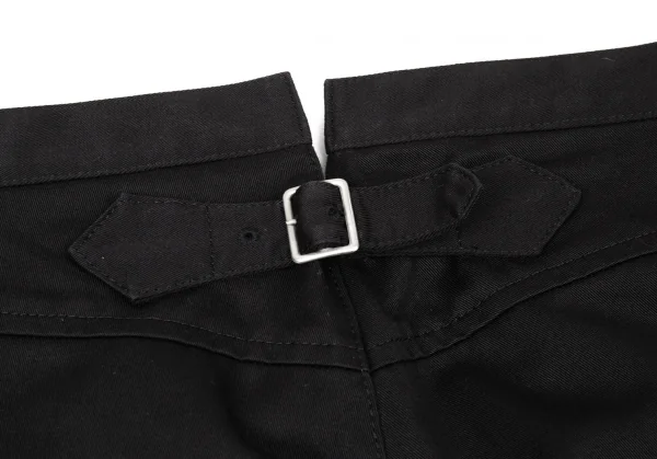 トリココムデギャルソンtricot COMME des GARCONS ポリコットンシンチバッグショートパンツ 黒S K-104761_010