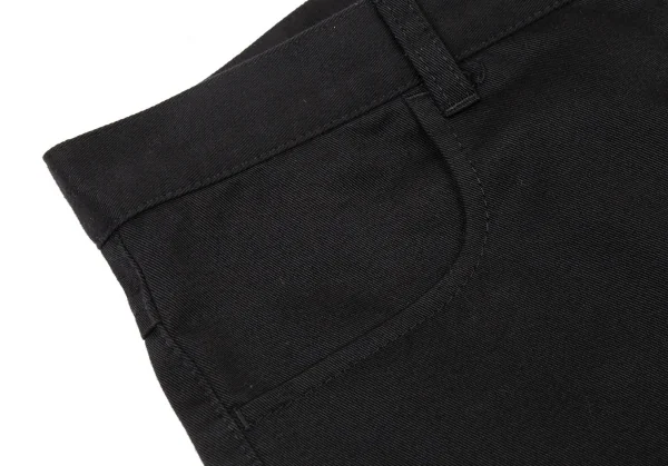 トリココムデギャルソンtricot COMME des GARCONS ポリコットンシンチバッグショートパンツ 黒S K-104761_005