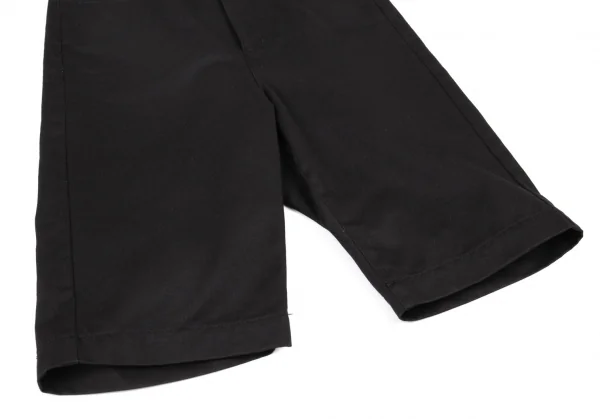 トリココムデギャルソンtricot COMME des GARCONS ポリコットンシンチバッグショートパンツ 黒S K-104761_006