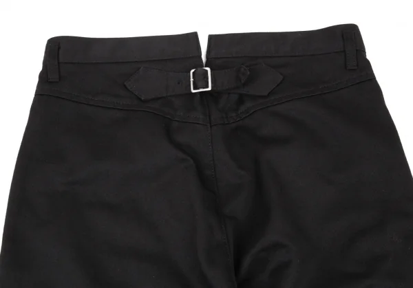 トリココムデギャルソンtricot COMME des GARCONS ポリコットンシンチバッグショートパンツ 黒S K-104761_009