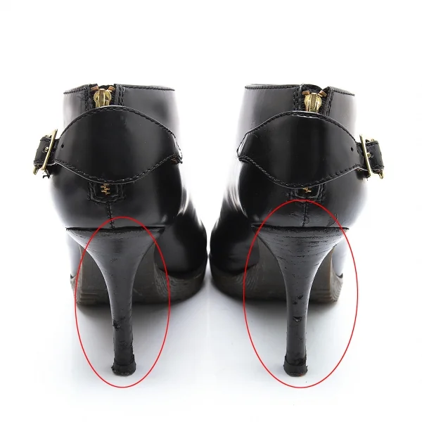 ドクターマーチンDr Martens ベルテッドバックジップピンヒール 黒UK4(23) K-104779_004
