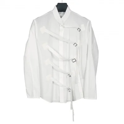 ジャンポールゴルチエ オムJean Paul GAULTIER HOMME コットンベルテッドマオカラーシャツ