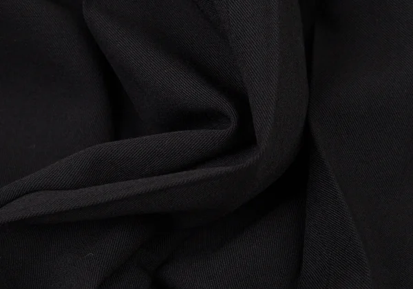 ジャンポールゴルチエ オムJean Paul GAULTIER HOMME ウールギャバキーリング装飾バックプリーツハーフラップスカート 黒48 K-104789_013
