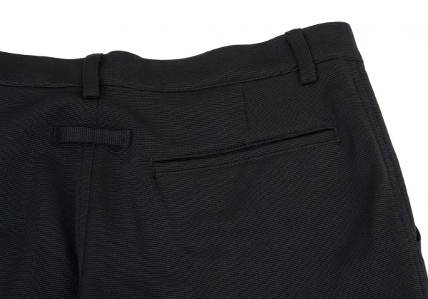 ジャンポールゴルチエ オムJean Paul GAULTIER HOMME ナイロンストレッチストレートパンツ 紺48 K-104790_010