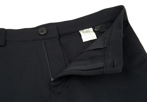 ジャンポールゴルチエ オムJean Paul GAULTIER HOMME ナイロンストレッチストレートパンツ 紺48 K-104790_004
