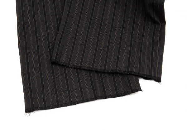 ジャンポールゴルチエ オムJean Paul GAULTIER HOMME コットンナイロンストレッチストライプテーパードパンツ グレー黒48 K-104791_007
