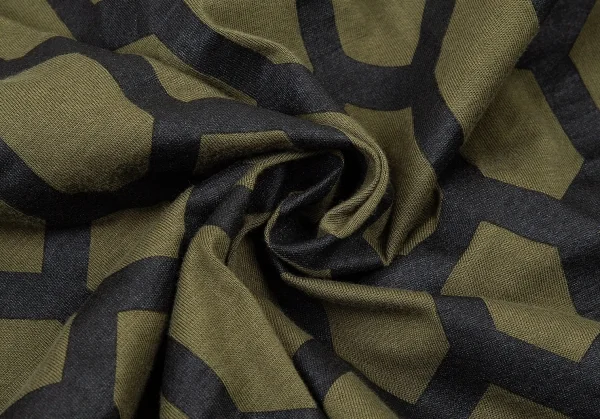 新品!コムデギャルソン オムプリュスCOMME des GARCONS HOMME PLUS 染めハニカム柄プリントタンクトップ カーキ黒L K-104799_008