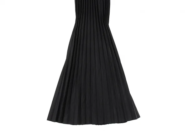 ジュンヤワタナベ コムデギャルソンJUNYA WATANABE COMME des GARCONS ウールねじれデザインVネックノースリーブワンピース 黒S K-104850_006