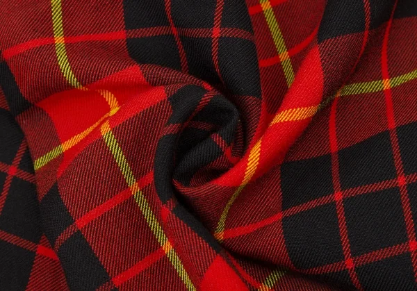 ジュンヤワタナベ コムデギャルソンJUNYA WATANABE COMME des GARCONS ウールチェックタックワイドハーフパンツ 赤黒黄S K-104864_012