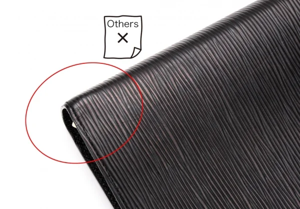 ルイヴィトンLouis Vuitton アジェンダMM エピレザー手帳カバー 黒 K-104875_010