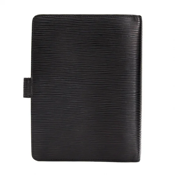 ルイヴィトンLouis Vuitton アジェンダMM エピレザー手帳カバー 黒 K-104875_003