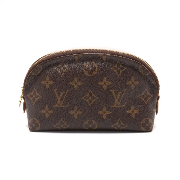 ルイヴィトンLouis Vuitton モノグラムコスメポーチ 茶 K-104876_001
