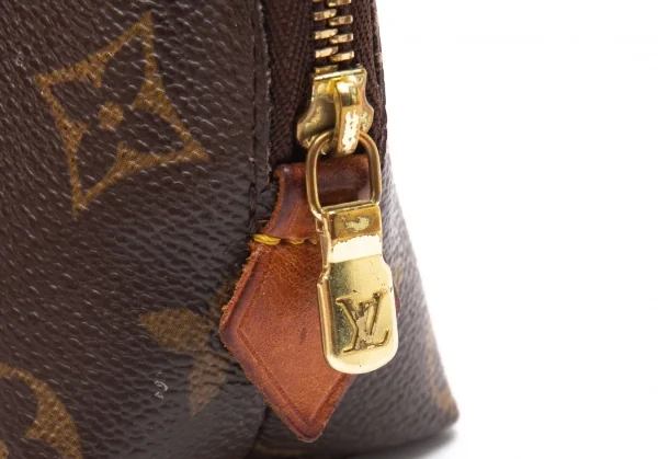 ルイヴィトンLouis Vuitton モノグラムコスメポーチ 茶 K-104876_005