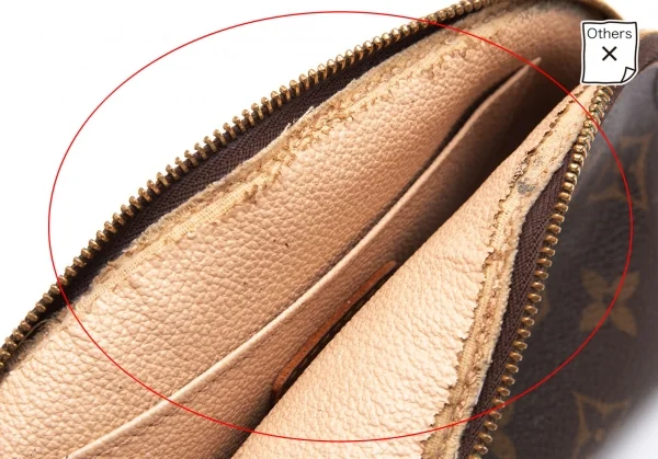 ルイヴィトンLouis Vuitton モノグラムコスメポーチ 茶 K-104876_008
