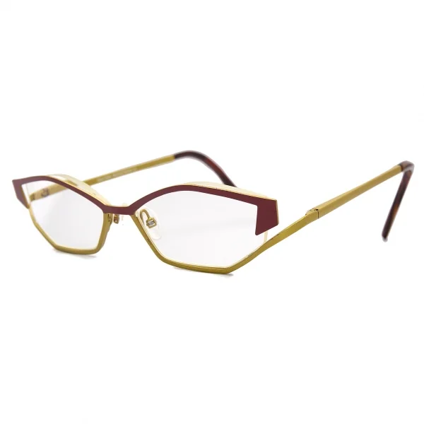 トラクションTRACTION FESTINA ROUGANIS カラーフレーム眼鏡 エンジゴールド51□11 140 K-104892_001