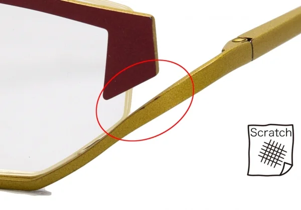 トラクションTRACTION FESTINA ROUGANIS カラーフレーム眼鏡 エンジゴールド51□11 140 K-104892_007