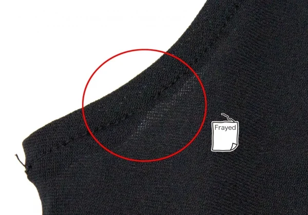 ヨウジヤマモト ファムYohji Yamamoto FEMME ナイロンストレッチレイヤードタンクトップ 黒白2 K-104918_011
