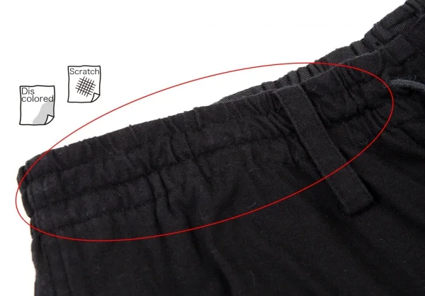 サイトs'yte グレンチェック生地貼り付けバルーンパンツ 黒3 K-104922_003